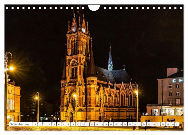 Produktbild: Kulturhauptstadt Chemnitz (Wandkalender 2026 DIN A4 quer), CALVENDO Monatskalender