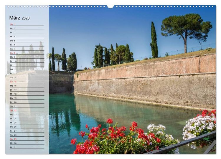 Produktbild: GARDASEE Idyllische Orte (hochwertiger Premium Wandkalender 2026 DIN A2 quer), Kunstdruck in Hochglanz