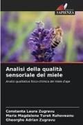 Produktbild: Analisi della qualit&agrave; sensoriale del miele