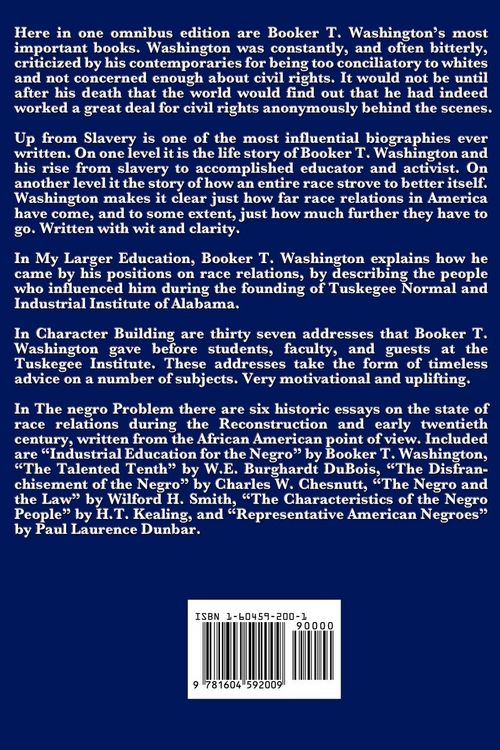 Produktbild: The Booker T. Washington Reader (an African American Heritage Book)