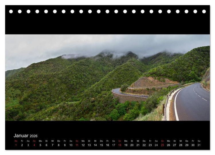 Produktbild: La Gomera - Kanarisches Naturparadies (Tischkalender 2026 DIN A5 quer), CALVENDO Monatskalender