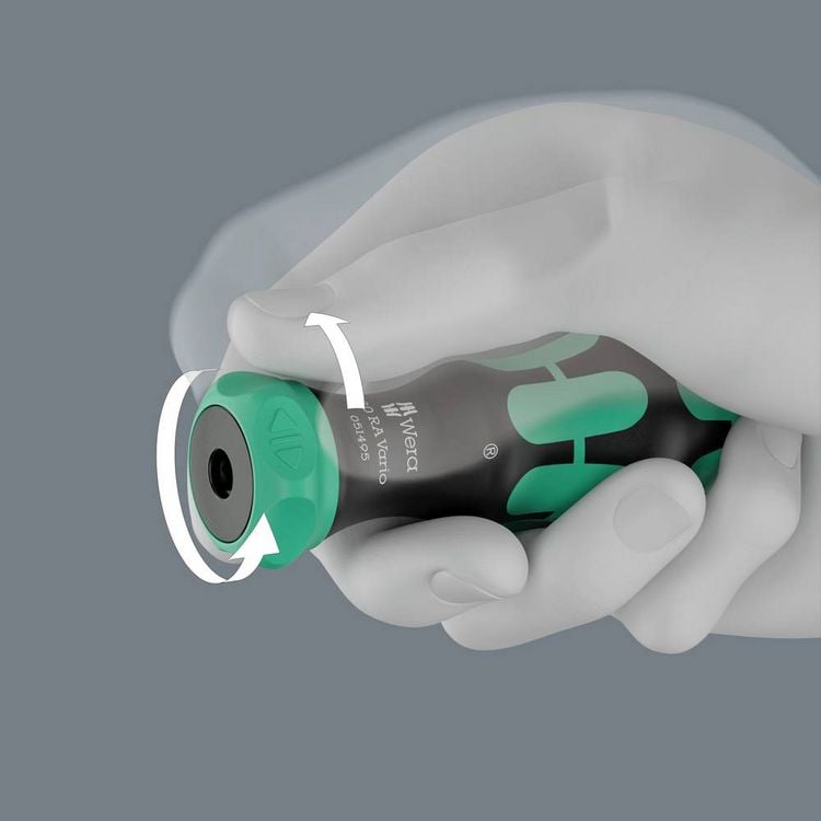 Produktbild: Wera 80 RA Vario Werkstatt Ratschen-Schraubendreher 1/4\" (6.3 mm)