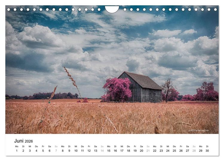 Produktbild: Die Lausitz durch den Infrarotfilter (Wandkalender 2026 DIN A4 quer), CALVENDO Monatskalender