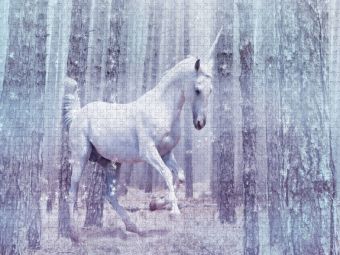 Produktbild: CALVENDO Puzzle Einhorn | 1000 Teile Lege-Gr&ouml;&szlig;e 64x48cm Foto-Puzzle f&uuml;r gl&uuml;ckliche Stunden