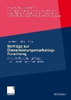 Produktbild: Beitr&auml;ge zur Dienstleistungsmarketing-Forschung