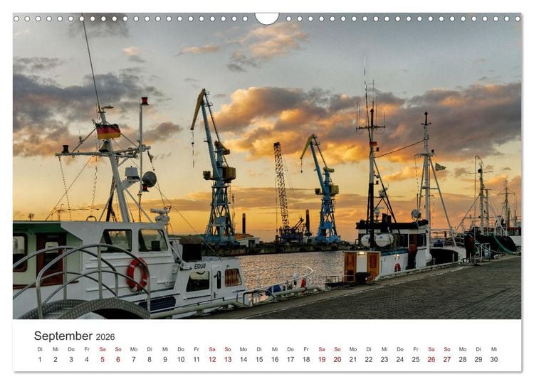 Produktbild: Unser sch&ouml;nes Wismar (Wandkalender 2026 DIN A3 quer), CALVENDO Monatskalender