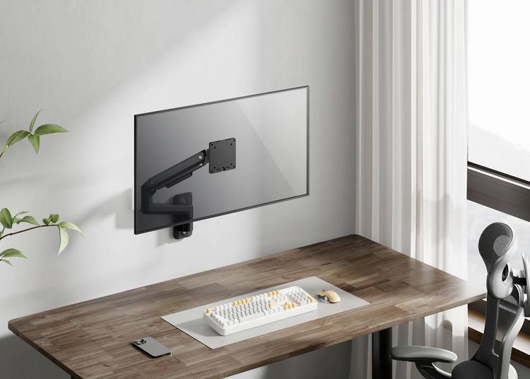 Produktbild: SpeaKa Professional SP-MM-990 Monitor-Wandhalterung 1 Display(s) 43,2 cm (17") - 124,5 cm (49") Schwarz H&ouml;henverstellbar, Neigbar, Schwenkbar