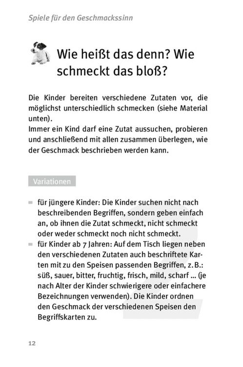 Produktbild: Die 50 besten Riech- und Schmeckspiele