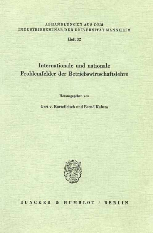 Produktbild: Internationale und nationale Problemfelder
