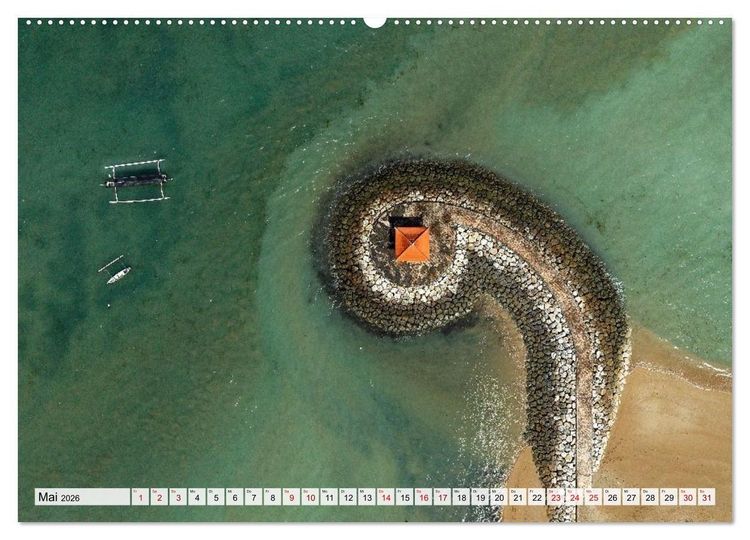 Produktbild: Indonesien von oben - spektakul&auml;re Landschaften aus der Vogelperspektive (Wandkalender 2026 DIN A2 quer), CALVENDO Monatskalender