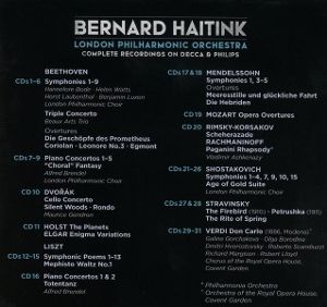 Produktbild: Bernard Haitink & London Philharmonic: Complete Re