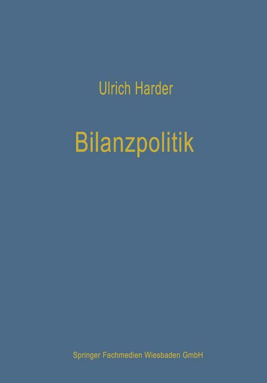 Produktbild: Bilanzpolitik