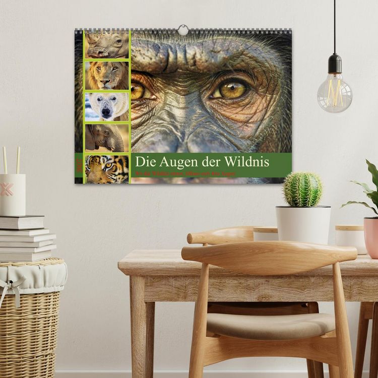 Produktbild: Die Augen der Wildnis (Wandkalender 2027 DIN A3 quer), CALVENDO Monatskalender