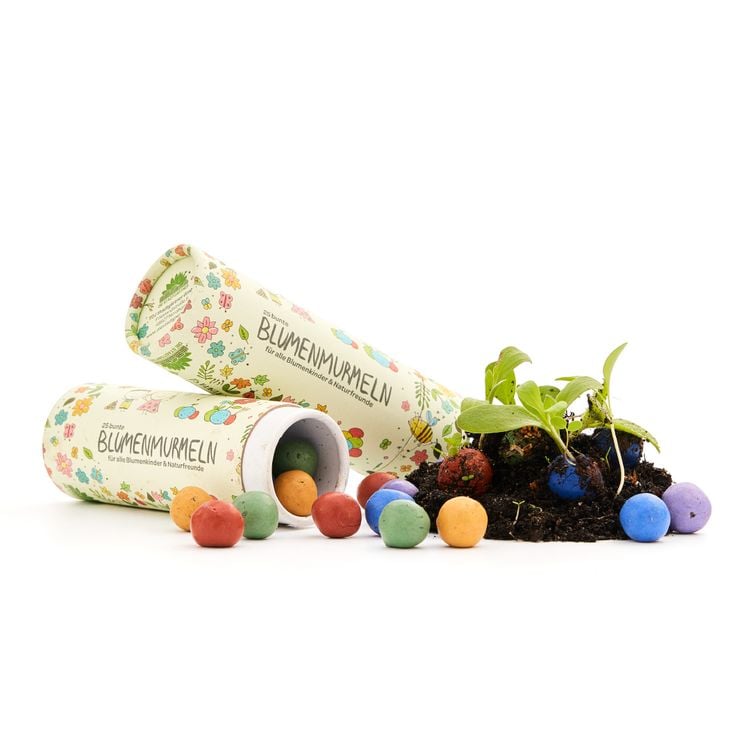Blumenmurmeln 25er Dose