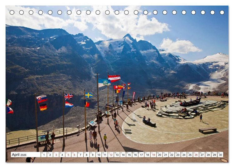 Produktbild: Rund um den Gro&szlig;glockner (Tischkalender 2026 DIN A5 quer), CALVENDO Monatskalender