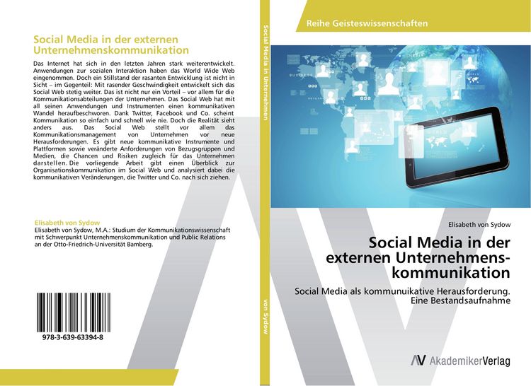 Produktbild: Social Media in der externen Unternehmens&shy;kommunikation