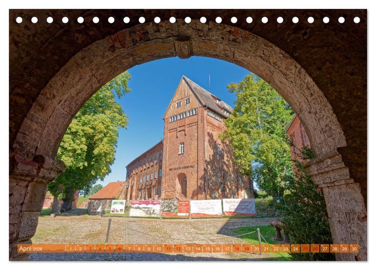Produktbild: Flusslandschaft Elbe (Tischkalender 2026 DIN A5 quer), CALVENDO Monatskalender