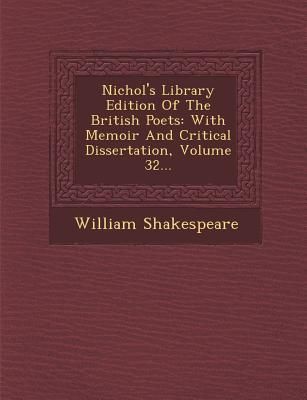 Produktbild: Nichol's Library Edition of the British Poets