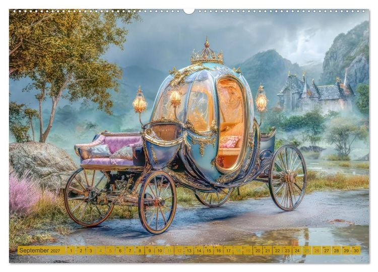 Produktbild: Kutschentr&auml;ume - Fantasiewerke (hochwertiger Premium Wandkalender 2027 DIN A2 quer), Kunstdruck in Hochglanz