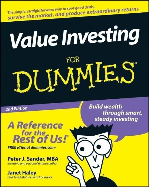 Produktbild: Value Investing For Dummies