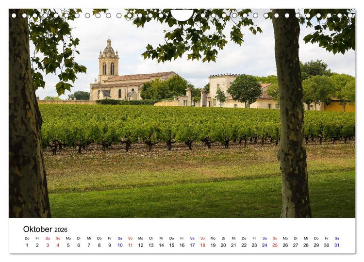 Produktbild: Arcachon Bordeaux Cap Ferret (Wandkalender 2026 DIN A4 quer), CALVENDO Monatskalender