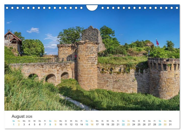 Produktbild: Ha&szlig;berge - Burgen und Burgruinen (Wandkalender 2026 DIN A4 quer), CALVENDO Monatskalender