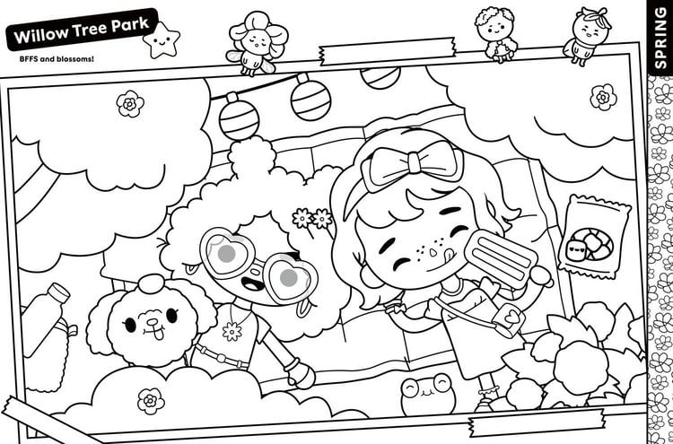 Produktbild: Toca Boca Dream Life Colouring Book