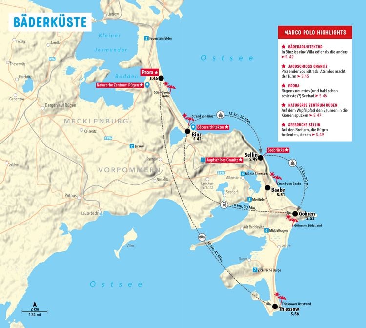 Produktbild: MARCO POLO Reisef&uuml;hrer R&uuml;gen, Hiddensee, Stralsund