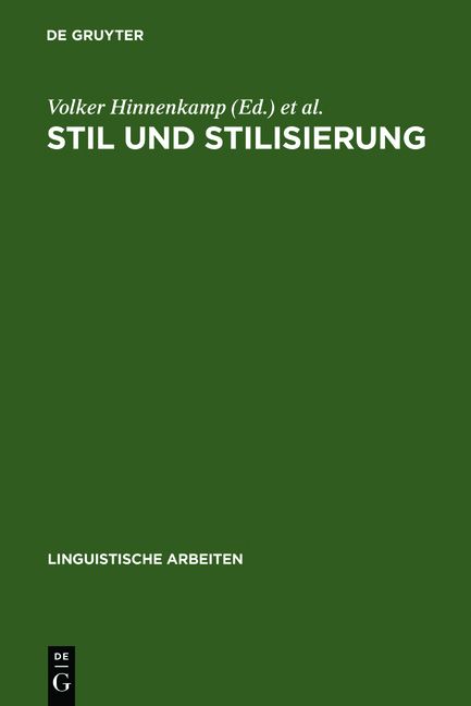 Produktbild: Stil und Stilisierung