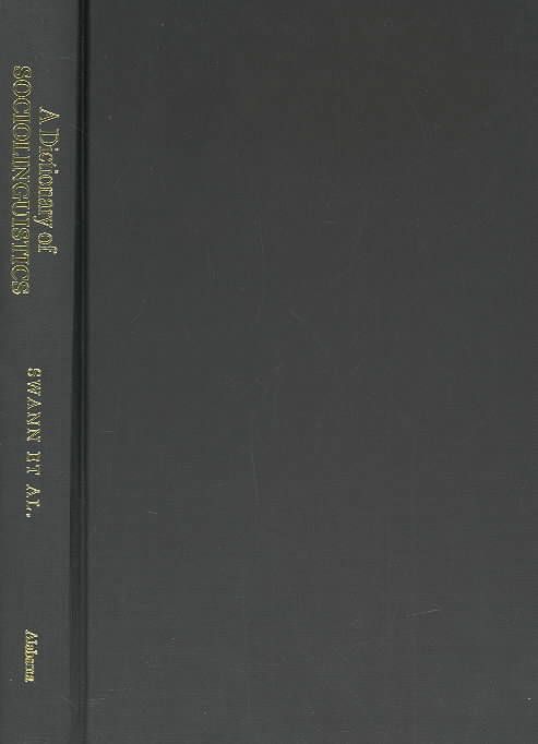 Produktbild: Dict Of Sociolinguistics