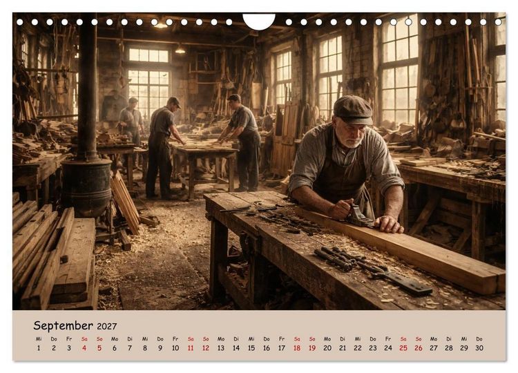 Produktbild: Ursprung: Berufe mit Geschichte. (Wandkalender 2027 DIN A4 quer), CALVENDO Monatskalender