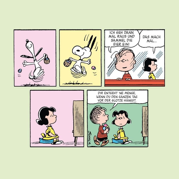 Produktbild: Peanuts Geschenkbuch: Frohe Ostern w&uuml;nschen Snoopy und die Peanuts!