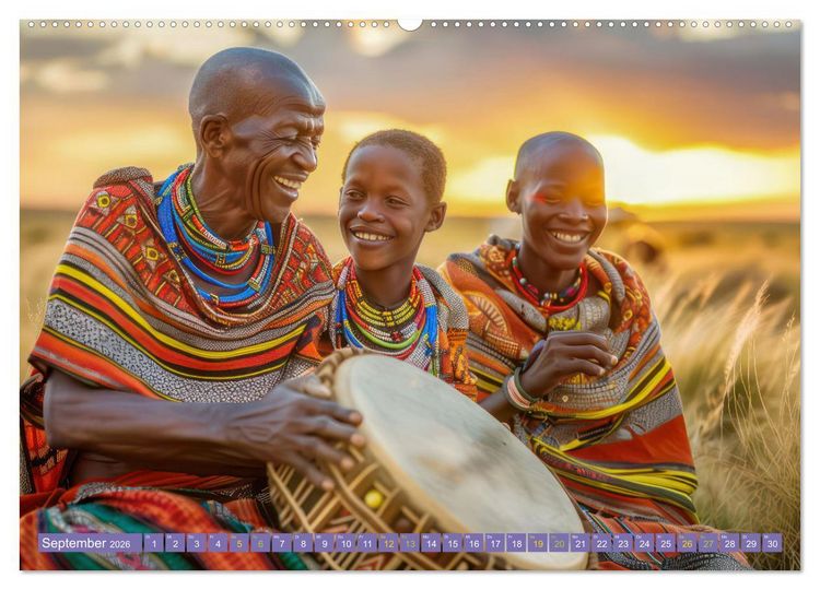 Produktbild: Afrika begeistert - Afrikas Sch&ouml;nheit (Wandkalender 2026 DIN A2 quer), CALVENDO Monatskalender
