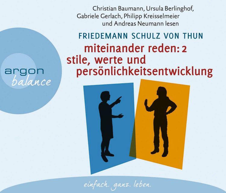 Produktbild: Miteinander reden Teil 2: Stile, Werte und Pers&ouml;nlichkeitsentwicklung