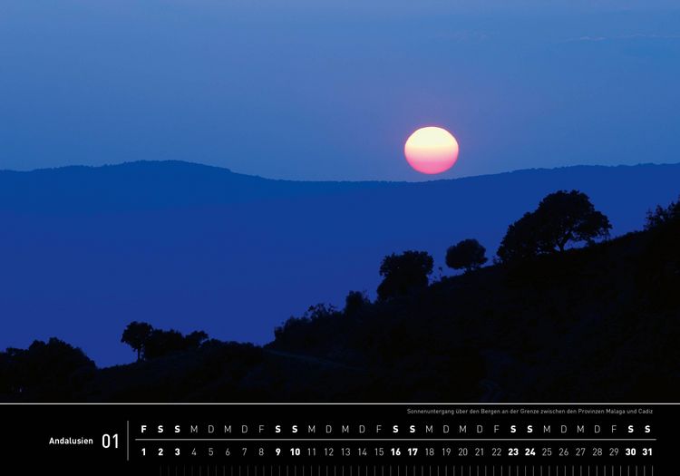 Produktbild: Andalusien Premiumkalender 2027