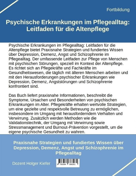 Produktbild: Psychische Erkrankungen im Pflegealltag: Leitfaden f&uuml;r die Altenpflege