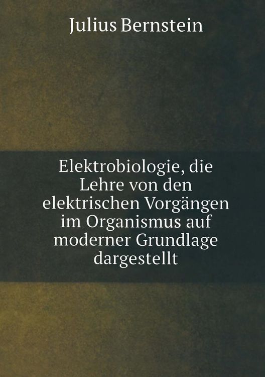 Produktbild: Elektrobiologie