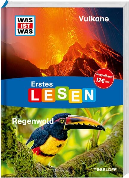 Produktbild: WAS IST WAS Erstes Lesen Doppelband 3.Vulkane/Regenwald