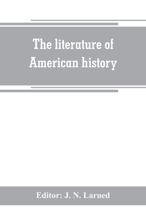 Produktbild: The literature of American history