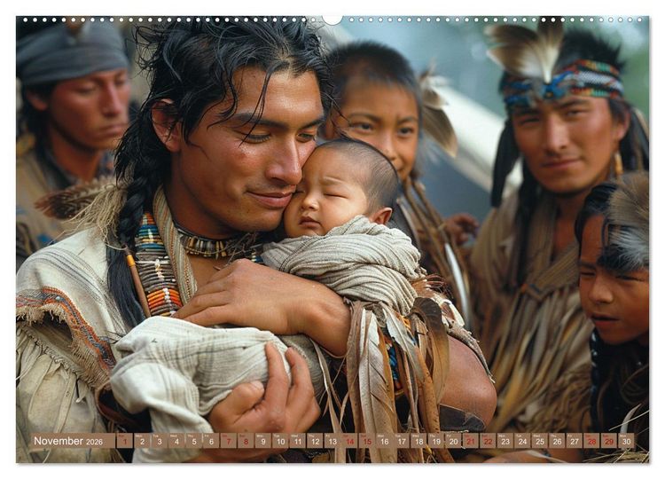 Produktbild: Native American Soul (Wall Calendar 2026 DIN A2 landscape), CALVENDO 12 Month Wall Calendar