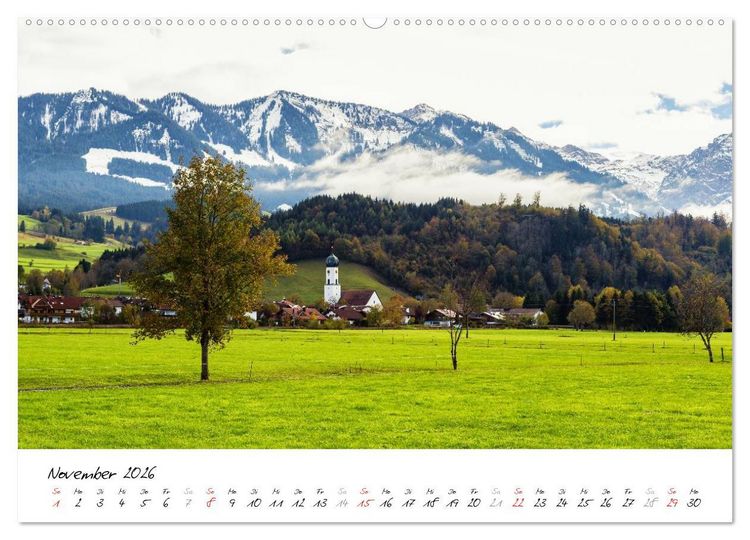 Produktbild: Erlebnis Oberallg&auml;u (Wandkalender 2026 DIN A2 quer), CALVENDO Monatskalender