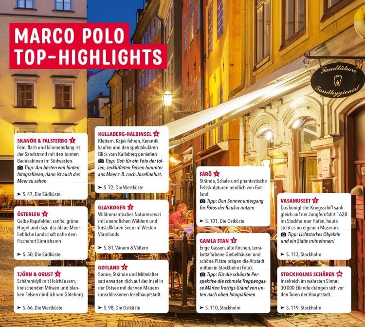Produktbild: MARCO POLO Reiseführer Südschweden, Stockholm