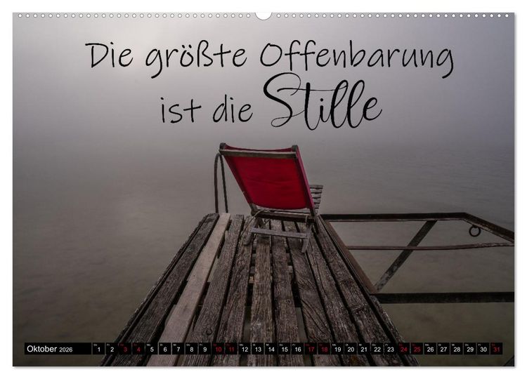 Produktbild: Bilder und Texte f&uuml;r die Seele (hochwertiger Premium Wandkalender 2026 DIN A2 quer), Kunstdruck in Hochglanz