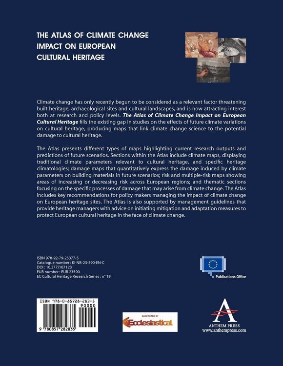 Produktbild: The Atlas of Climate Change Impact on European Cultural Heritage