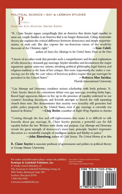 Produktbild: Gay Marriage and Democracy