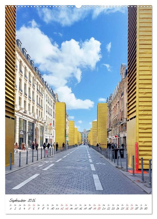 Produktbild: Lille - Faszinierende Metropole (Wandkalender 2026 DIN A2 hoch), CALVENDO Monatskalender