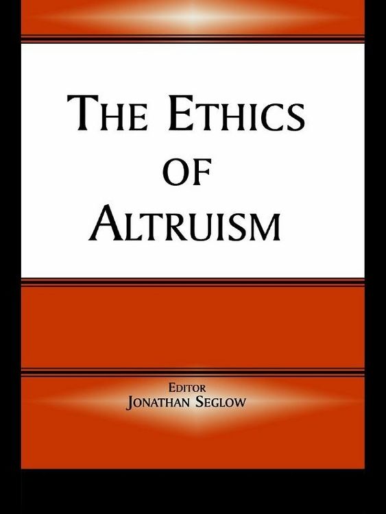 Produktbild: The Ethics of Altruism