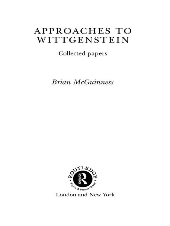 Produktbild: Approaches to Wittgenstein