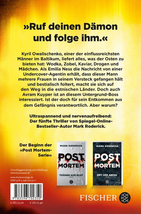 Produktbild: Post Mortem- Herzen aus Wut