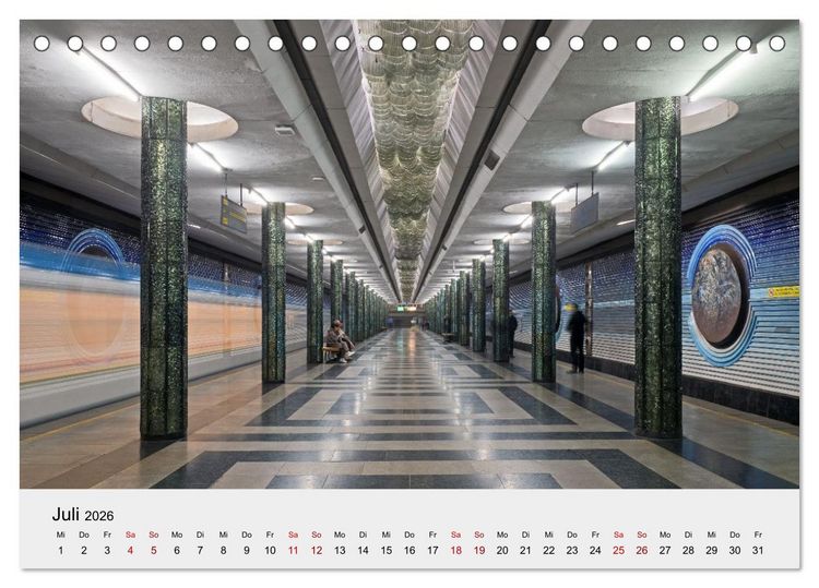 Produktbild: Usbekistan entlang der Seidenstra&szlig;e (Tischkalender 2026 DIN A5 quer), CALVENDO Monatskalender
